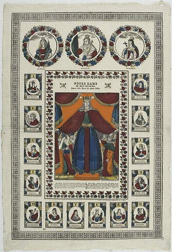 NOTRE DAME / DE BON SECOURS (titre inscrit, français, allemand, gothique)_0