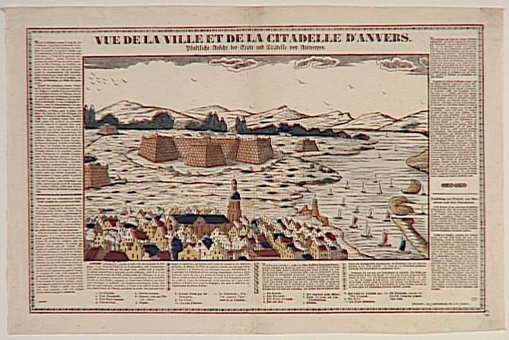 VUE DE LA VILLE ET DE LA CITADELLE D'ANVERS (titre inscrit)_0