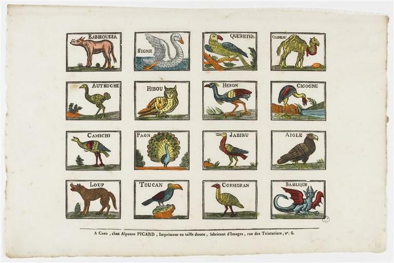 Planche d'animaux (titre factice)_0