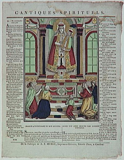 CANTIQUES SPIRITUELS / ORAISON A NOTRE DAME DE BON SECOURS (titre inscrit)_0