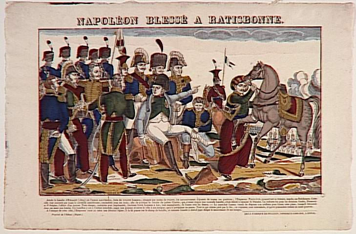 NAPOLEON BLESSE A RATISBONNE. (titre inscrit)_0