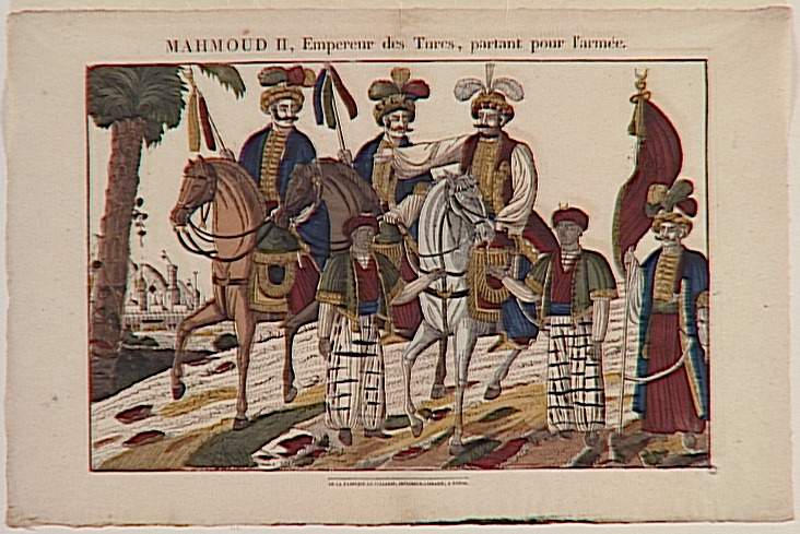 MAHMOUD II, Empereur des Turcs, partant pour l'armée. (titre inscrit)_0