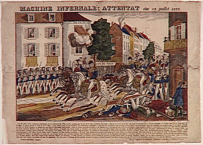 MACHINE INFERNALE : ATTENTAT du 28 juillet 1835. (titre inscrit)_0