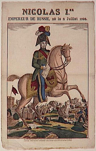 NICOLAS I.ER / EMPEREUR DE RUSSIE, né le 2 Juillet 1796. (titre inscrit)_0