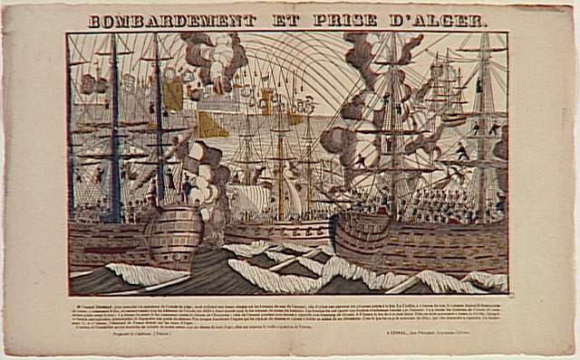 BOMBARDEMENT ET PRISE D'ALGER. (titre inscrit)_0