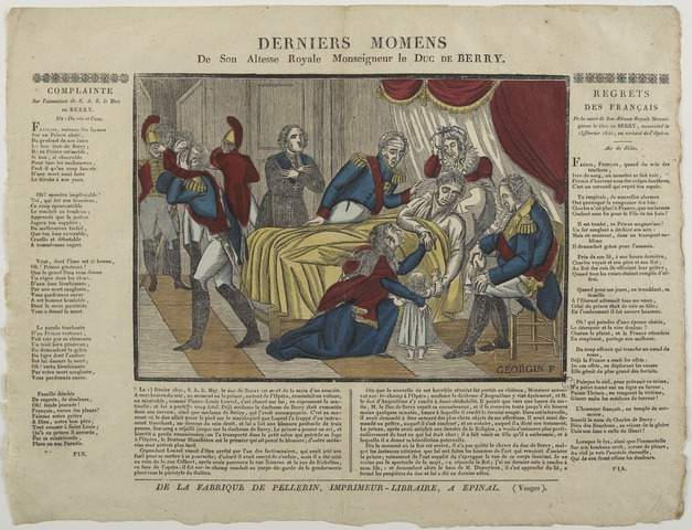 DERNIERS MOMENS / De Son Altesse Royale Monseigneur le DUC DE BERRY (titre inscrit)_0
