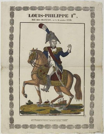 LOUIS-PHILIPPE IER, ROI DES FRANCAIS, né le 6 octobre 1773 (titre inscrit)_0