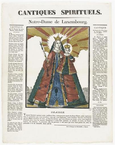 CANTIQUES SPIRITUELS. / Notre-Dame de Luxembourg. (titre inscrit)_0