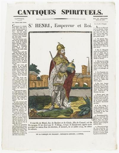 CANTIQUES SPIRITUELS. / S.t HENRI, Empereur et Roi. (titre inscrit)_0