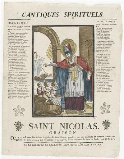 CANTIQUES SPIRITUELS. / SAINT NICOLAS. (titre inscrit)_0