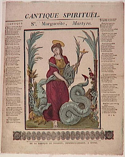CANTIQUE SPIRITUEL. / Ste. Marguerite, Martyre. (titre inscrit)_0