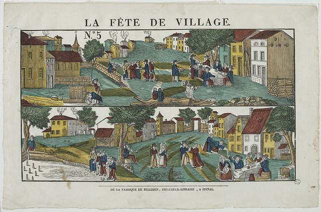 LA FETE DE VILLAGE. / N° 5 (titre inscrit)_0