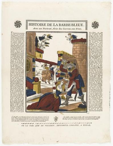 HISTOIRE DE LA BARBE-BLEUE, / Avec son Portrait, tirée des CONTES DES FEES. (titre inscrit)_0
