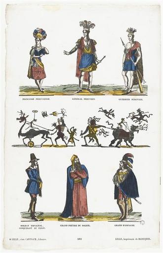 PRINCESSE PERUVIENNE, GENERAL PERUVIEN, GUERRIER PERUVIEN (titre inscrit)_0