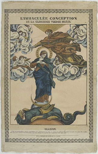 L'IMMACULEE CONCEPTION / DE LA GLORIEUSE VIERGE MARIE (titre inscrit)_0