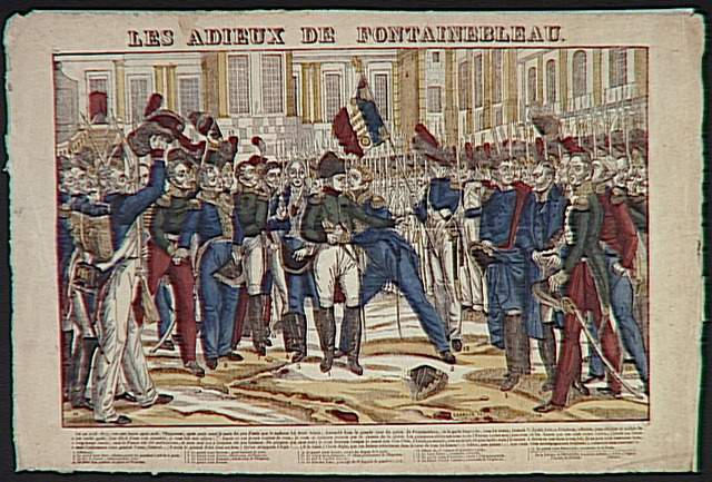 LES ADIEUX DE FONTAINEBLEAU. (titre inscrit)_0