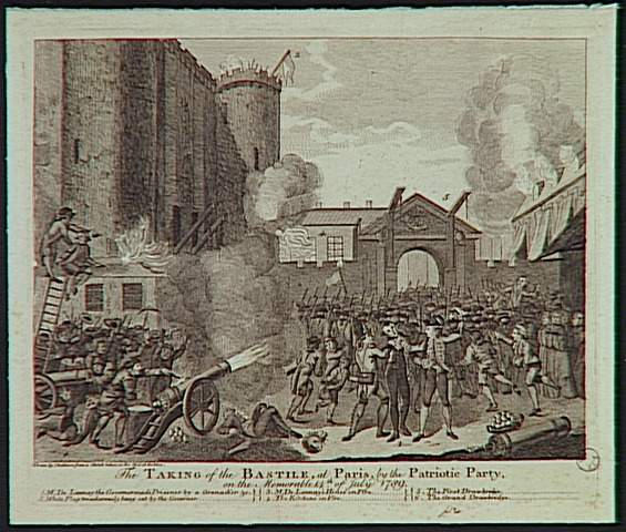 THE TAKING OF THE BASTILLE, AT PARIS, BY TAE PATRIOTIC PARTY (titre inscrit)_0