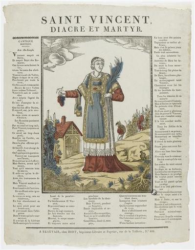 SAINT VINCENT, / DIACRE ET MARTYR (titre inscrit)_0