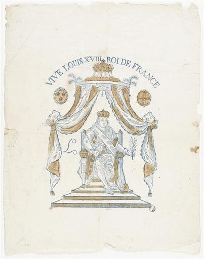 VIVE LOUIS XVIII ROI DE FRANCE (titre inscrit)_0