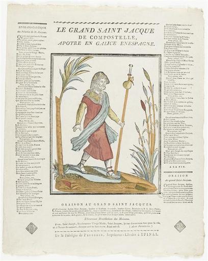 LE GRAND SAINT JACQUE / DE COMPOSTELLE / APOTRE EN GALICE EN ESPAGNE. (titre inscrit)_0