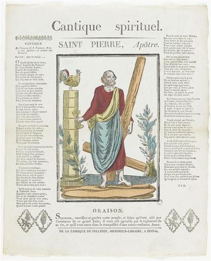 Cantique spirituel. / SAINT PIERRE, Apôtre. (titre inscrit)_0