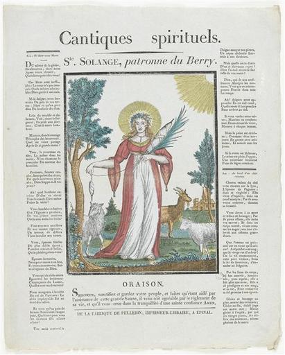 Cantiques spirituels. / Ste. SOLANGE, patronne du Berry. (titre inscrit)_0