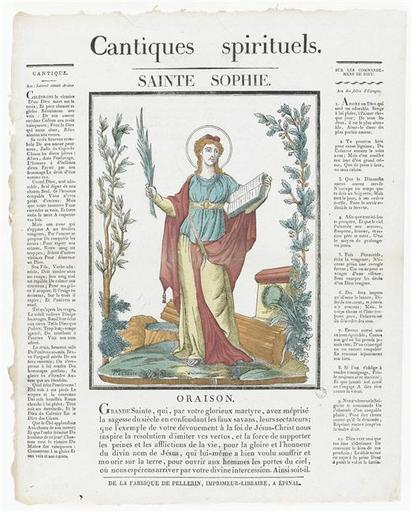 Cantiques spirituels. / SAINTE SOPHIE. (titre inscrit)_0