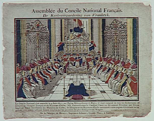 ASSEMBLEE DU CONCILE NATIONAL FRANCAIS. / DE KERK VERGAEDERING VAN VRANKRYK. (titre inscrit)_0