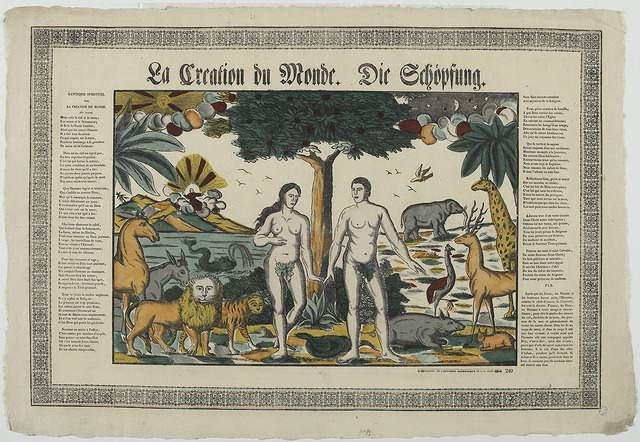 La Creation du Monde (titre inscrit, français, allemand, gothique)_0