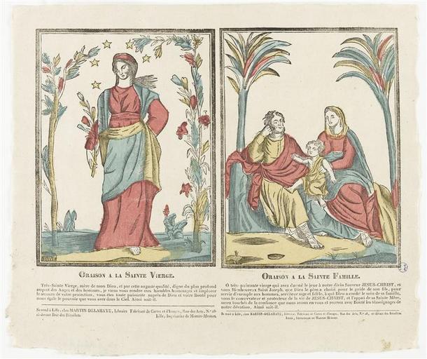 ORAISON A LA SAINTE VIERGE.ORAISON A LA SAINTE FAMILLE (titre inscrit)_0