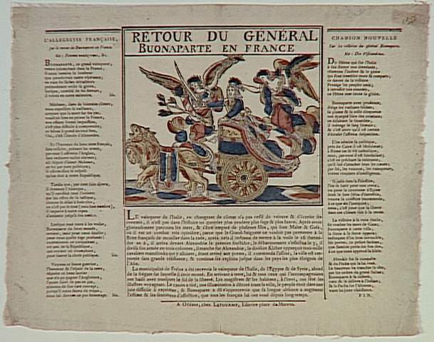 RETOUR DU GENERAL / BUONAPARTE EN FRANCE (titre inscrit)_0