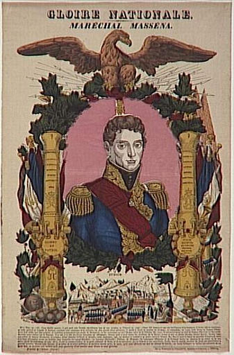 GLOIRE NATIONALE. / MARECHAL MASSENA. (titre inscrit)_0
