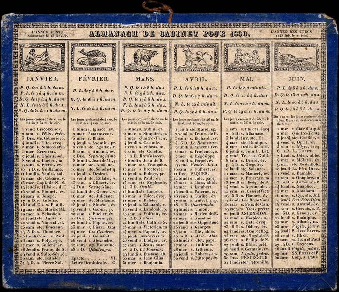 ALMANACH DE CABINET POUR 1830 (titre inscrit)_0