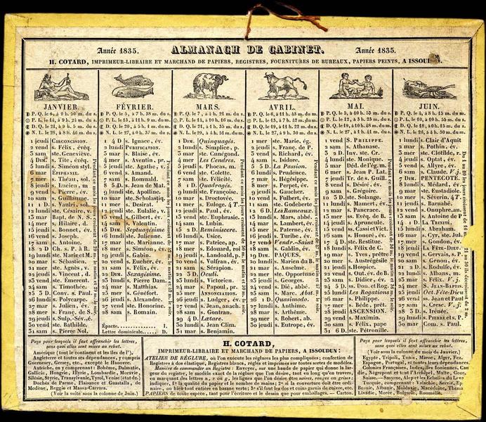 ALMANACH DE CABINET Année 1835 (titre inscrit)_0