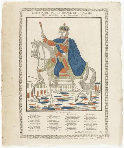 LOUIS XVIII, ROI DE FRANCE ET DE NAVARRE. / Né à Versailles, le 17 Novembre 1755 (titre inscrit)_0