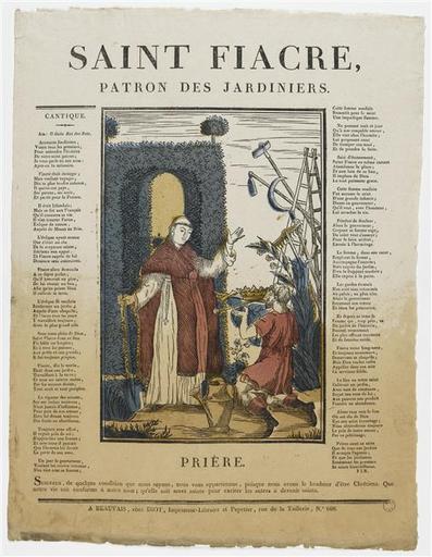 SAINT FIACRE, / PATRON DES JARDINIERS. (titre inscrit)_0