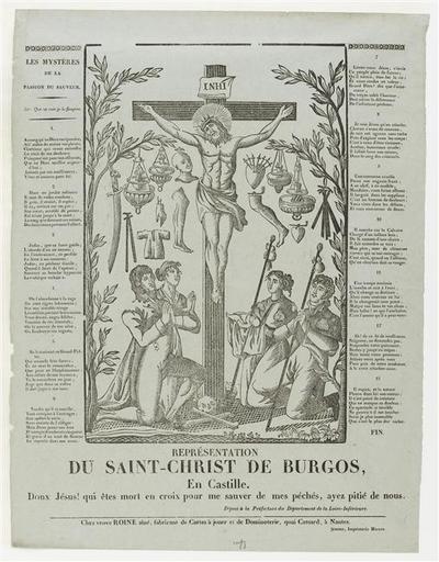 REPRESENTATION / DU SAINT-CHRIST DE BURGOS / En CAstille (titre inscrit)_0
