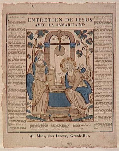 ENTRETIEN DE JESUS / AVEC LA SAMARITAINE. (titre inscrit)_0