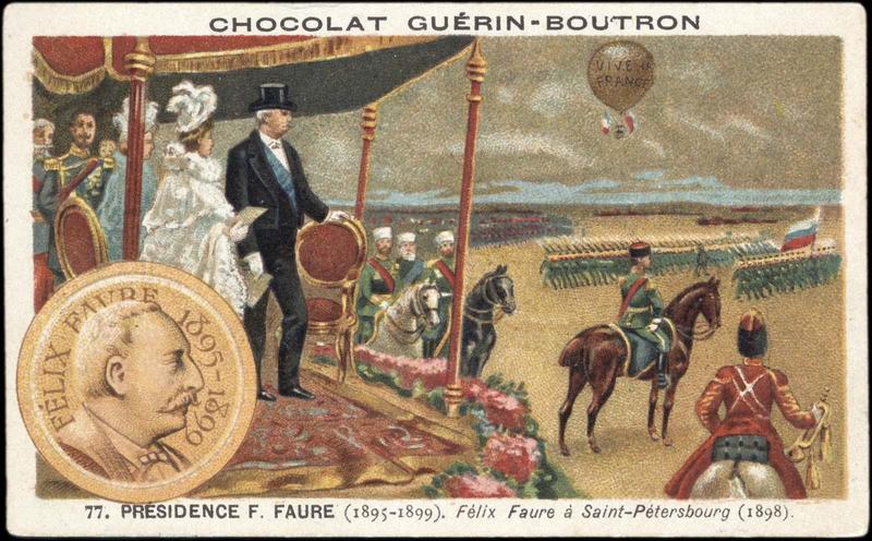 77. PRESIDENCE F. FAURE (...) Saint-Pétersbourg (1898) . (titre inscrit)_0