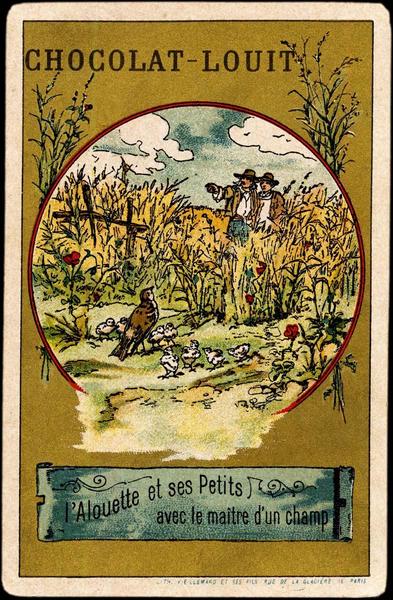 L'Alouette et ses Petits / avec le maître d'un champ (titre inscrit)_0
