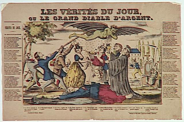 LES VERITES DU JOUR,/ou LE GRAND DIABLE D'ARGENT. (titre inscrit)_0