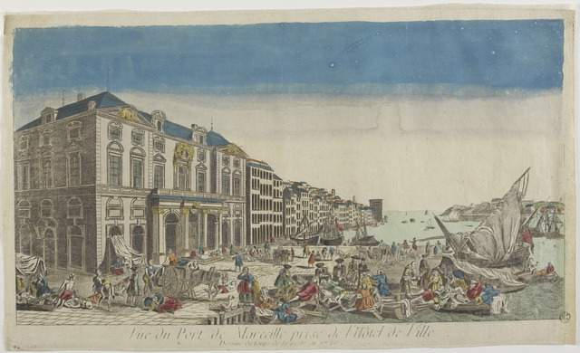 Vue du Port de Marceille prise de l'Hôtel de Ville. (titre inscrit)_0
