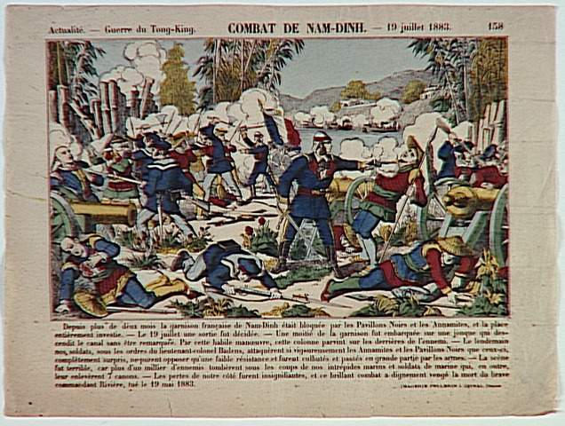Actualité - Guerre du Tong-King. COMBAT DE NAM-DINH. - 19 juillet 1883 (titre inscrit)_0
