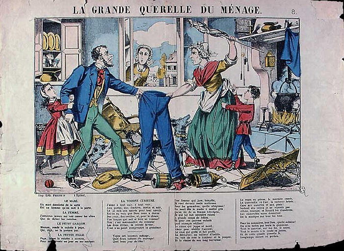 LA GRANDE QUERELLE DU MENAGE. (titre inscrit)_0