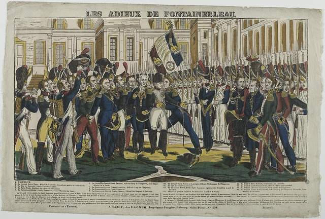 LES ADIEUX DE FONTAINEBLEAU. (titre inscrit)_0
