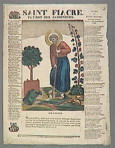 SAINT FIACRE. PATRON DES JARDINIERS (titre inscrit)_0