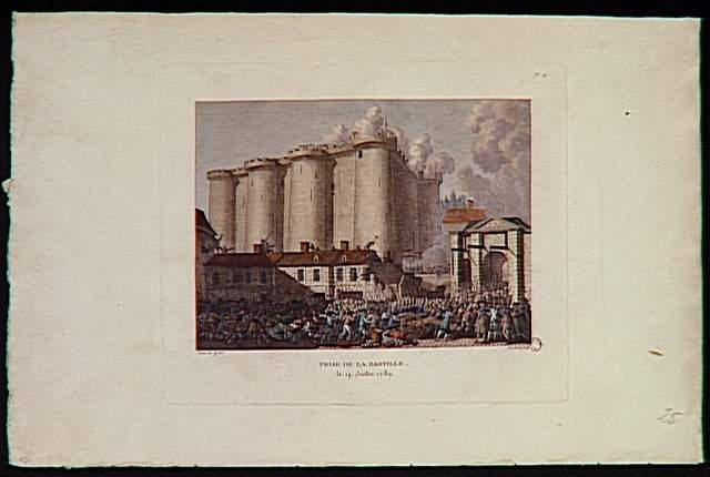PRISE DE LA BASTILLE, / le 14 Juillet 1789. (titre inscrit)_0