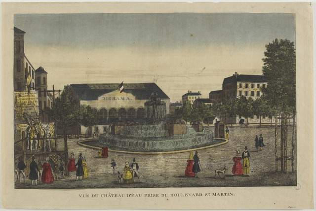VUE DU CHATEAU D'EAU PRISE DU BOULEVARD ST. MARTIN. (titre inscrit)_0