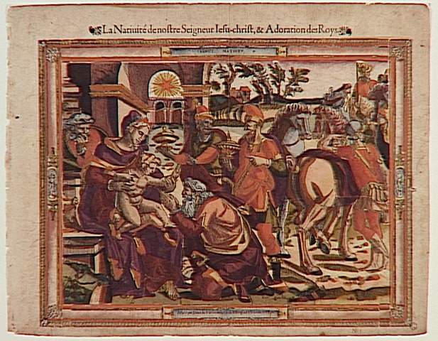 La Nativité de nostre Seigneur Jesu-christ, et Adoration des Roys. (titre inscrit)_0
