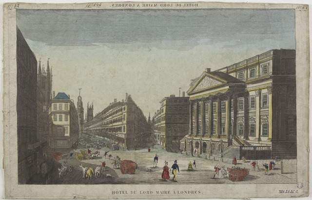 HOTEL DU LORD MAIRE A LONDRES. (titre inscrit, en caractères inversés)_0